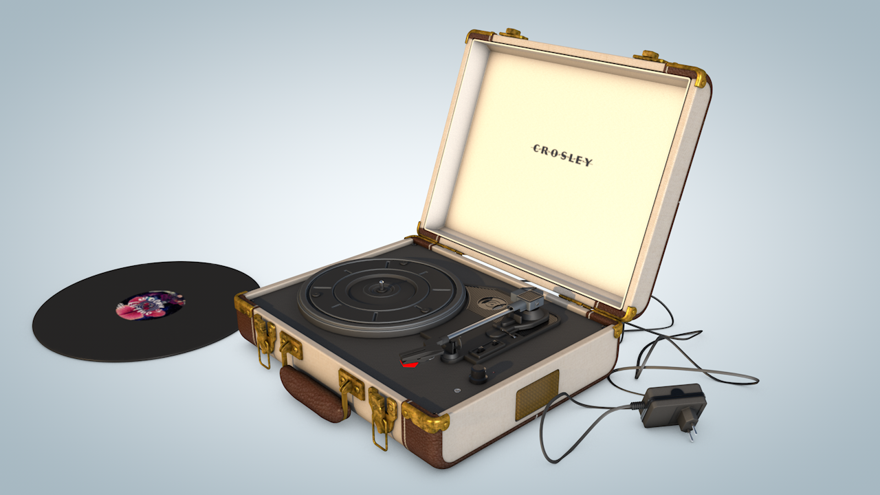 3D Model Crosley Record Player